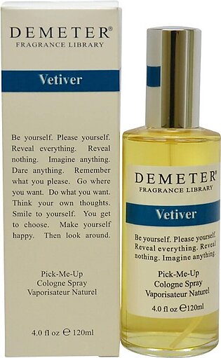 Demeter Vetiver Cologne Spray For Women, 4 Ounce