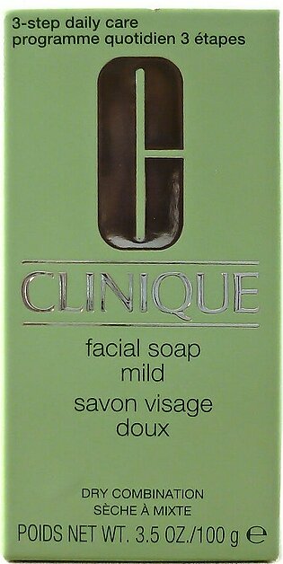 Clinique Facial Soap Mild Dry Combination, 3.5 Ounce