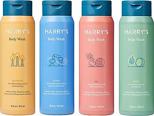 Harry's Men's Body Wash - Body Wash for Men - Variety Pack - 16 Fl oz , Pack of 4 (Packaging May Vary)