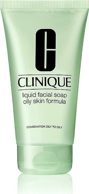 Clinique Liquid Facial Soap for Women, Oily Skin Formula, 5 Ounce
