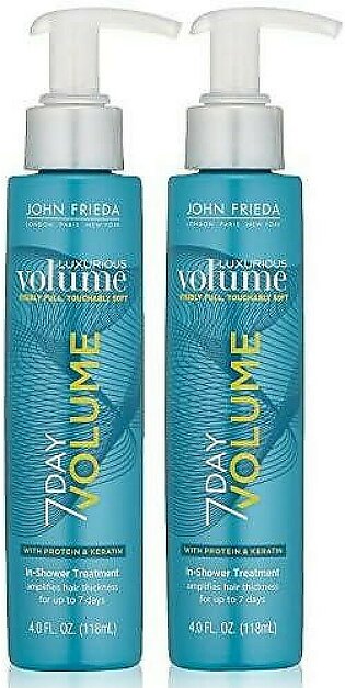 John Frieda Luxurious Volume 7-Day Volume Treatment 4 Ounce (118Ml) (2 Pack)
