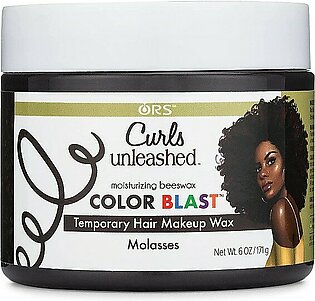 Curls Unleashed Color Blast Hair Wax, Temporary Curl Defining Wax, Molasses, (60 Oz)