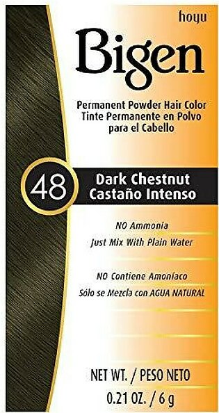 Bigen Powder Hair Color 48 Dark Chestnut 021Oz (3 Pack)