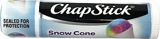(1) .15 oz Tube ChapStick Snow Cone Flavored Lip Balm