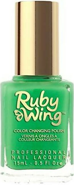 Ruby Wing Color Changing Polish, Green Peace, 0.5 Fluid Ounce