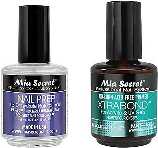 Mia Secret Nail Prep 0.5oz (NP-30) & Xtrabond Primer 0.5 oz (PR100)