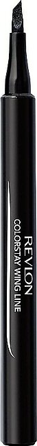 Liquid Eyeliner Pen by Revlon, ColorStay Wing Line Eye Makeup, Waterproof, Smudgeproof, Longwearing with Angled Felt Tip, 002 Blackest Black, 0.04 Fl Oz