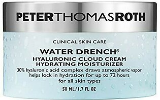 Peter Thomas Roth Water Drench Hyaluronic Cloud Cream Hydrating Moisturizer For Face, Up To 72 Hours Of Hydration For More Youthful-Looking Skin, Fragnance Free, 1.69 Fl Oz