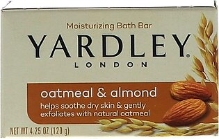 Yardley Oatmeal and Almond Bar Soap, 4.0 Oz. (Pack of 48)
