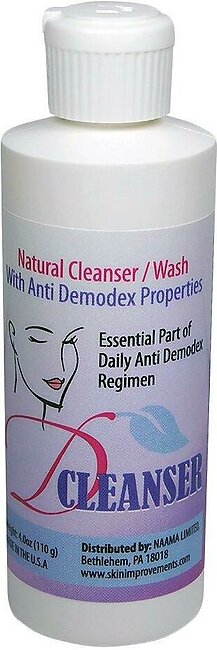 Demodex Cleansing EyeLids Lash, Face Wash With Tea Tree Oil (TTO) For Humans With Itchy Flaky Eyelid, Natural Solution for Demodex Mite - 4.0 oz