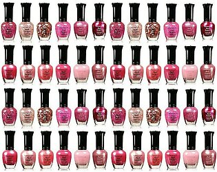 Awesome Pink Colors Assorted Nail Polish 12pc Set - 4 SETS