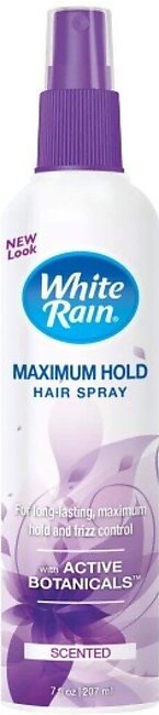 White Rain Classics Hair Spray Non-Aerosol Maximum Hold 7 oz (Pack of 4)