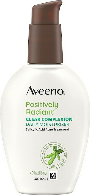 Aveeno, Facial Moisturizers Clear Complexion Daily Moisturizer Pump,4 fl oz
