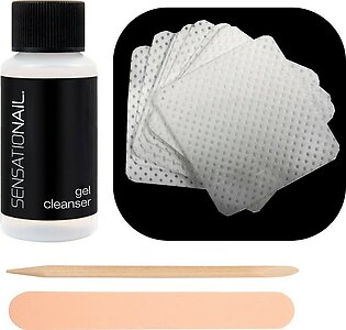 SensatioNail Gel Cleanser & Wipes Refill Kit, 0.92 Ounce