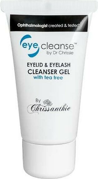 Chrissanthie Eyelid Cleanser 30Ml With Tea Tree & Citrus Extracts All-In-One Eye Makeup Remover, Eyelash Extensions Cleanser & Face Wash Relief For Scratchy, Crusty & Dry Eyes