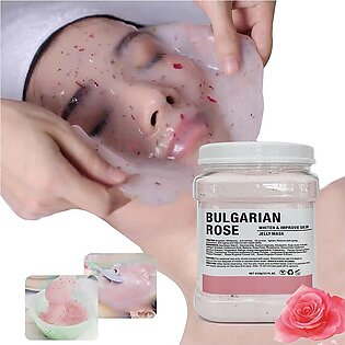 Lancity Jelly Mask Powder For Facials Skin Care, Natural Gel Face Masks, Professional Peel Off Jelly Mask, Moisturizing, Brightening Hydrating, Mask Powder For Wrinkles Acne 23 Fl Oz (Rose)