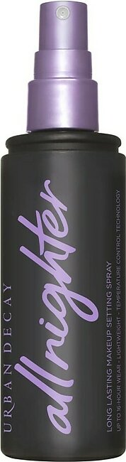 Urban Decay All Nighter Long-Lasting Makeup Setting Spray - Award-Winning Makeup Finishing Spray - Lasts Up To 16 Hours - Oil-Free, Natural Finish - Non-Drying Formula for All Skin Types - 40 fl oz