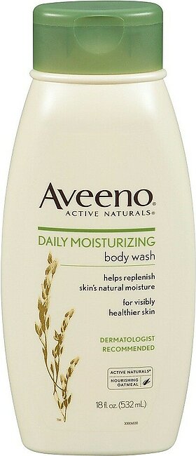 Aveeno Daily Moisturizing Body Wash, 18 Fl Oz (Pack Of 3)