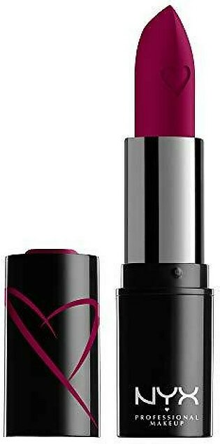Nyx Professional Makeup Shout Loud Satin Lipstick, Infused With Shea Butter - Dirty Talk (Bright Berry)