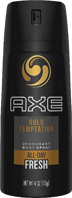 AXE Body Spray for Men, Gold Temptation 4 oz