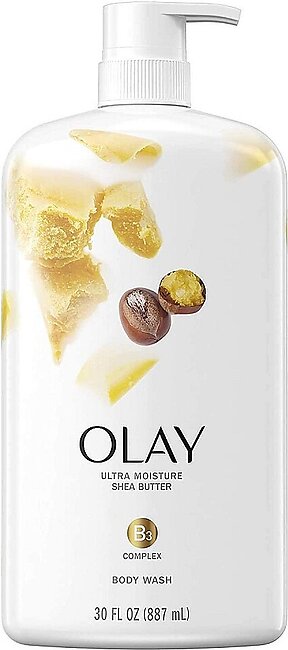 Olay Ultra Moisture Body Wash with Shea Butter, 30 fl oz (Pack of 4)