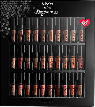 NYX Lip Lingerie Vault Liquid Matte Lipstick Mini Set 30 Piece