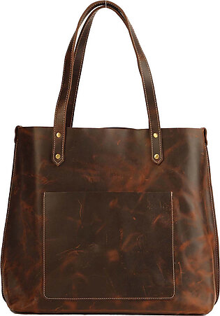 Oh so Minimalist Leather Tote bag