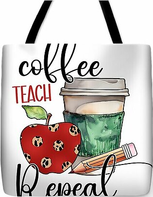 Coffee Going Back to School Student Class Teacher Tote Bag