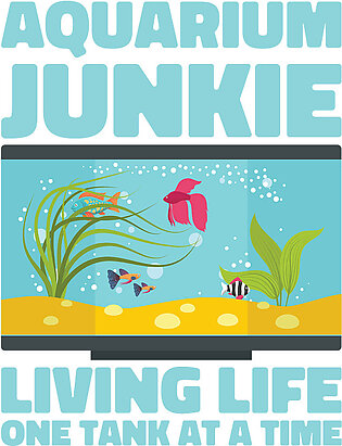 Aquarium Fishkeeping Aquarium Junkie Fish Tank #3 Kids T-Shirt