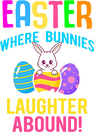 Easter Rabbit Easter Bunny Flowers Eggs #7 Sweatshirt