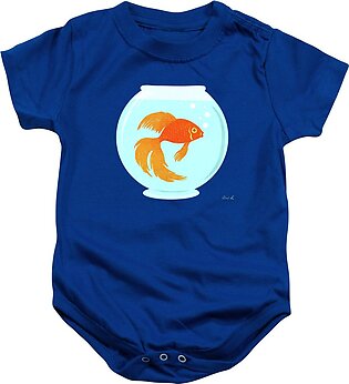 Goldfish Fishbowl Baby Onesie