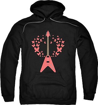 Pink Rock Guitar Cool RockNRoll For Rock Girls Sweatshirt