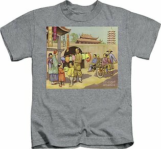 Street In China Kids T-Shirt