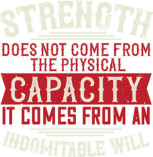 Fitness Gift Strength Does Not Come From The Physical Capacity It Comes From An Indomitable Will Gym Bath Towel