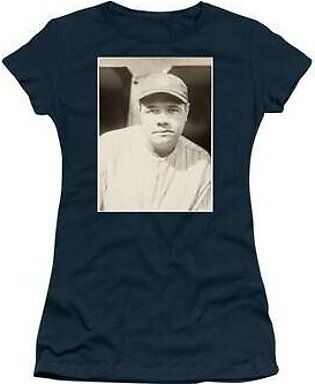 Circa 1927 Babe Ruth Bubble Gum Cap  Original Photograph by Charles Conlon Women's T-Shirt