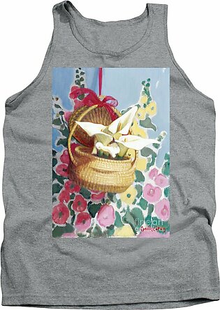 Sweetgrass Basket with Lilies Tank Top