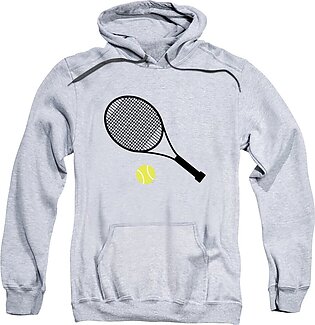Pink Tennis Ball and Tennis Racket Sweatshirt