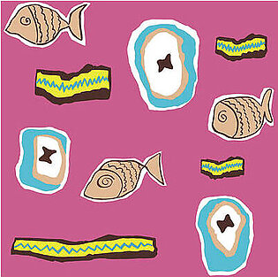 Fish Pattern Poster