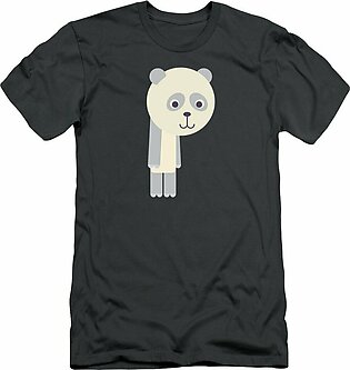 Letter P - Animal Alphabet - Panda Monogram T-Shirt