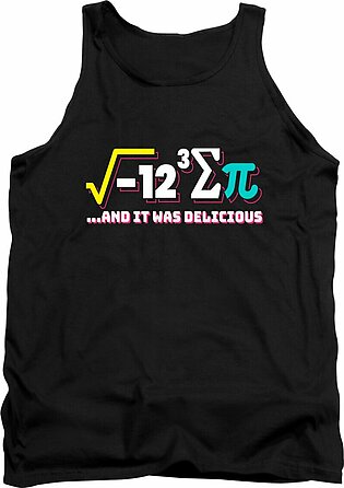 And It Was Delicious Math Physics Cake Pie Tank Top