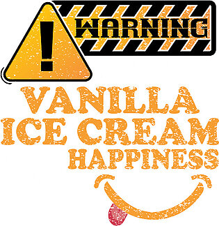 Warning Vanilla Ice Cream Causes Happiness Shirt Yoga Mat