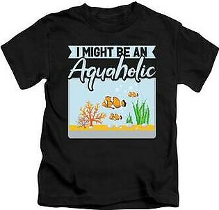 Aquarium Aquaholic Fish Tank Aquascaping #2 Kids T-Shirt