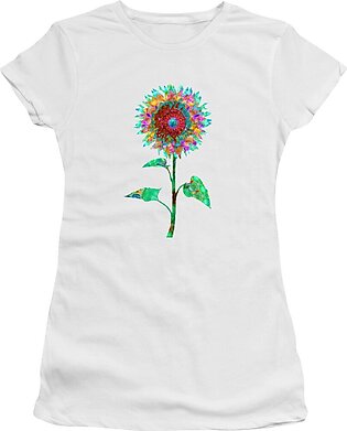 Wild Sunflower - Colorful Flower Art - Sharon Cummings Women's T-Shirt