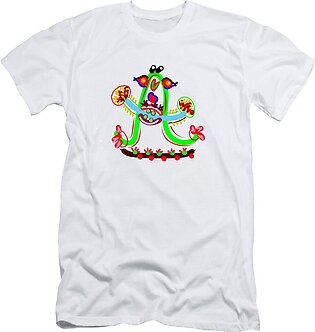 Twisted Balloon Art  ALPHABET  AT colorful KIDS ROOM ART T-Shirt