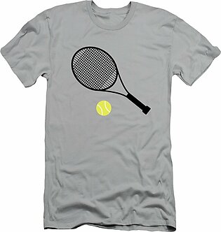 Pink Tennis Ball and Tennis Racket T-Shirt