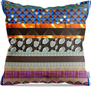Fabric Patterns #1 Throw Pillow