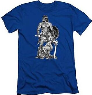 Day Gift Conan the Barbarian with Red Sonja T-Shirt