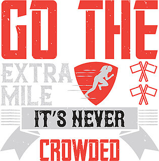 Fitness Gift Go The Extra Mile It's Never Crowded Gym Bath Towel