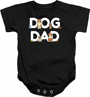 Dog Dad Dog Holder Daddy Puppy Barking Walking Baby Onesie