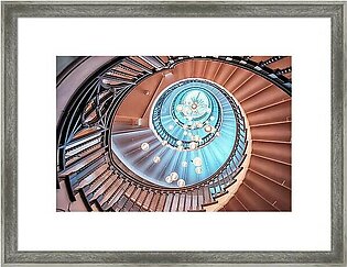 Stylish Stairs Framed Print